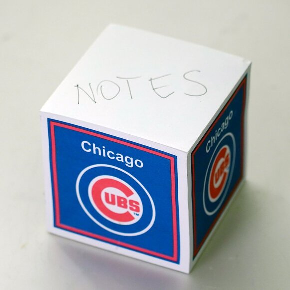 Chicago Cubs Cube of Notes, none sticky - Picture 2 of 4